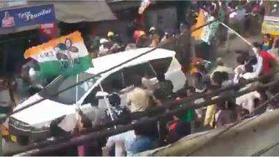 BJP chief JP Nadda’s convoy attacked in West Bengal; Mukul Roy, Kailash Vijayvargiya injured