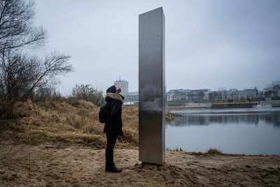Mystery metal monolith pops up, this time in Poland