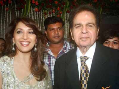 Madhuri Dixit pens an endearing birthday note for co-star Dilip Kumar as she remembers shooting with him