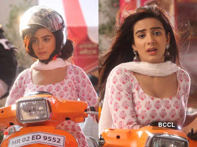 Brahmarakshas 2: Nikki Sharma learns to ride a scooty on the sets