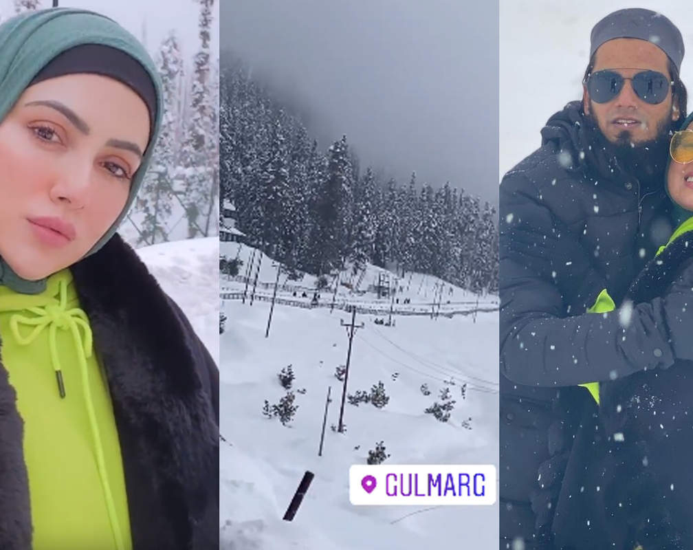 
Sana Khan enjoys snowfall in Gulmarg with hubby Anas Sayied, shares mesmerising pictures
