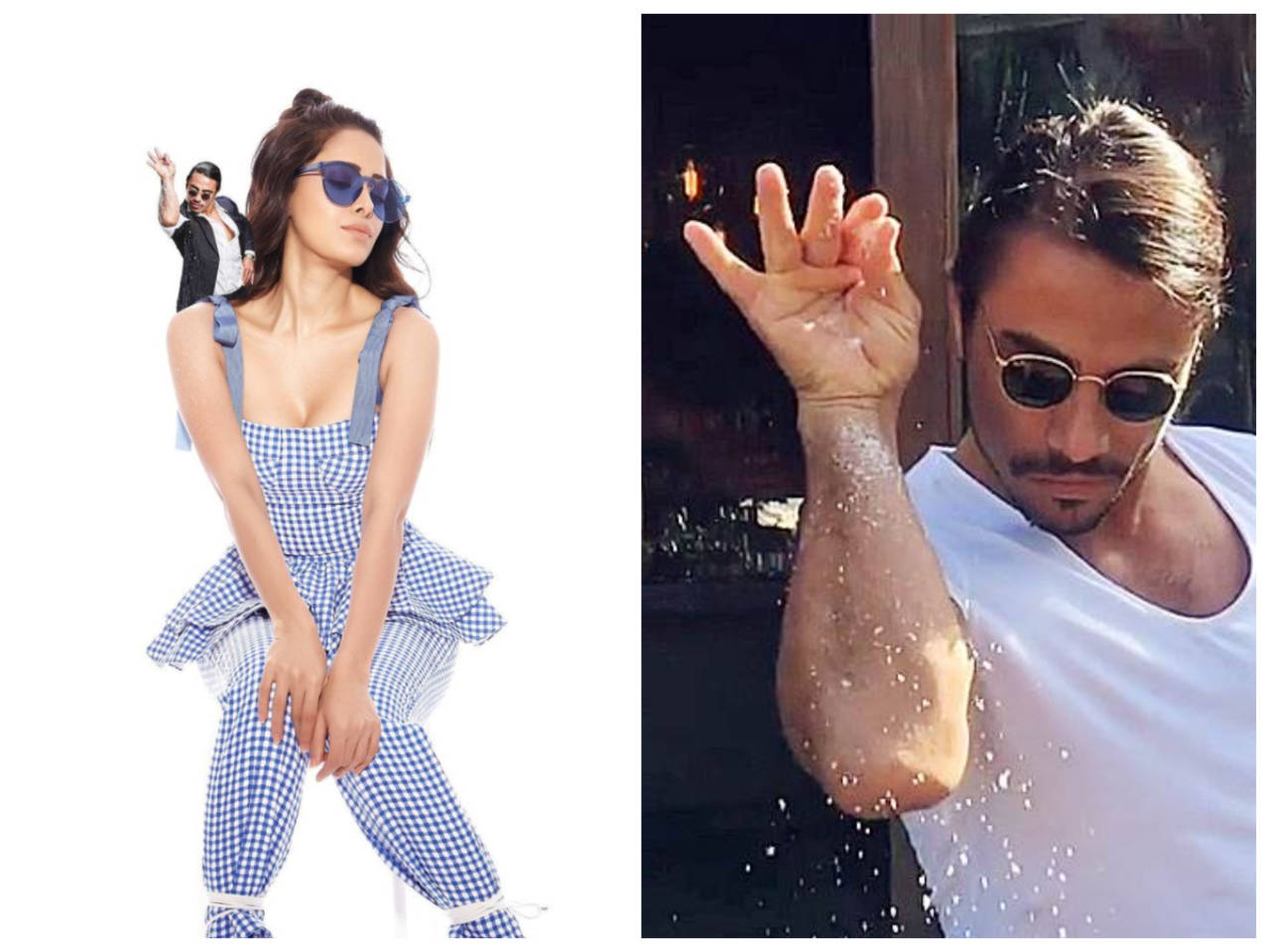 Nushrratt Bharuccha gives Salt Bae twist for the 'Elf On The Shelf' meme  fest | Hindi Movie News - Times of India