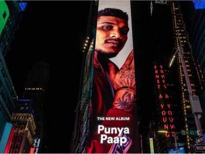 DIVINE becomes the first Indian rapper to feature on New York Times Square billboard