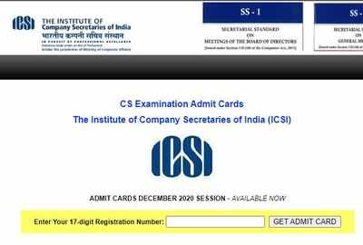 ICSI Admit Card 2020 For December Exam Released, Download Here - Times ...