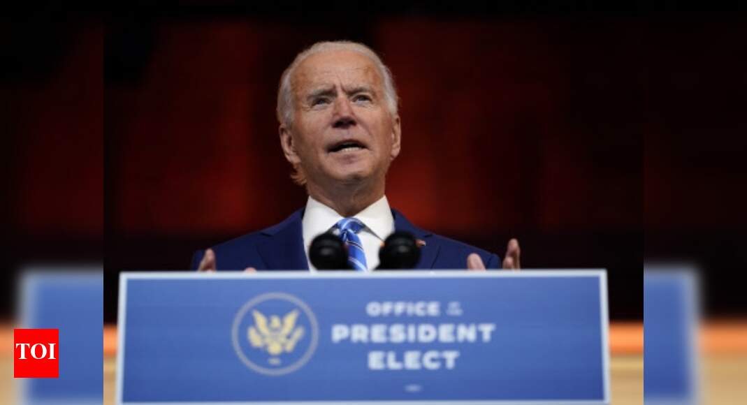 Biden aides hope Electoral College vote is GOP turning point - Times of India
