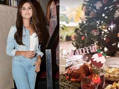 Tara Sutaria is ready for the holiday season with her Victorian themed home décor, shares a glimpse of her Christmas tree