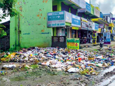 Vacant plots along Medavakkam Road turns dumping ground | Chennai News ...