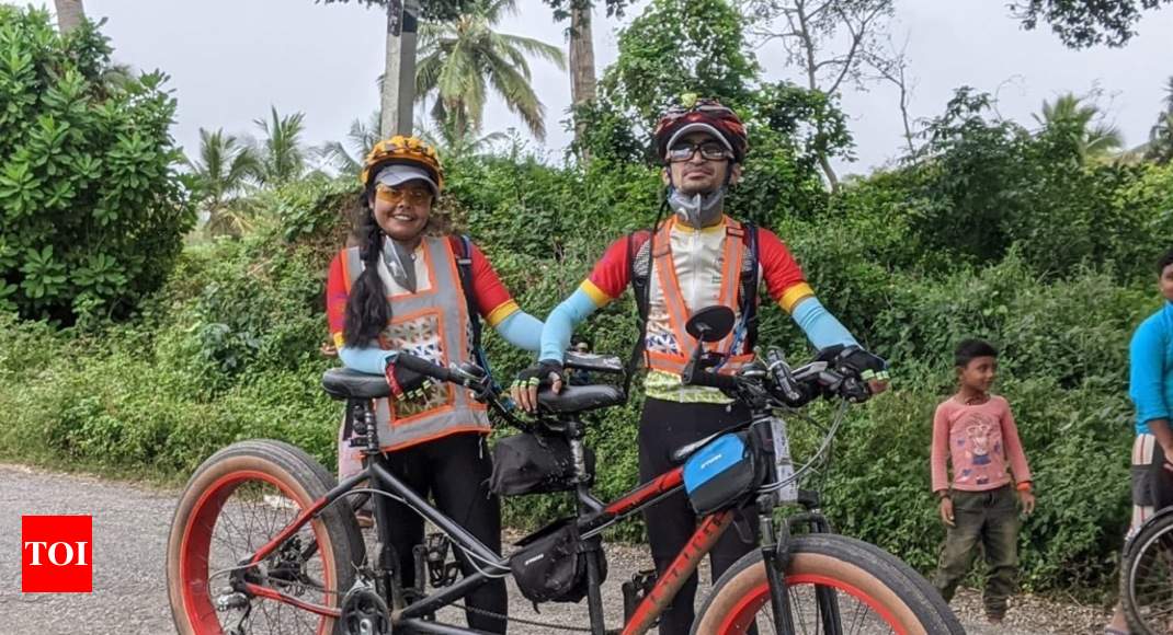 Tandem Couple does 200km on a fat tandem bike Bengaluru News