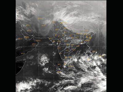 Satellite View Of Chennai Weather Rain In Chennai: Monsoon Set To Return, Rain Likely For Next 48 Hours |  Chennai News - Times Of India