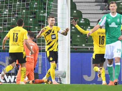 Late Marco Reus Winner Hands New Dortmund Boss Edin Terzic Winning ...