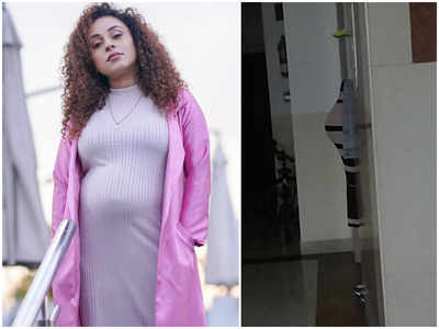 This 'hide and seek' picture of mommy-to-be Pearle Maaney is too hilarious to be missed