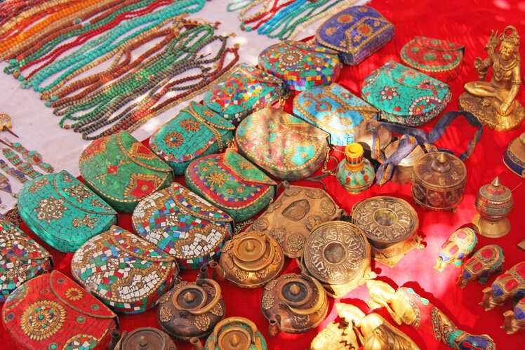 Shop at the Tibetan market
