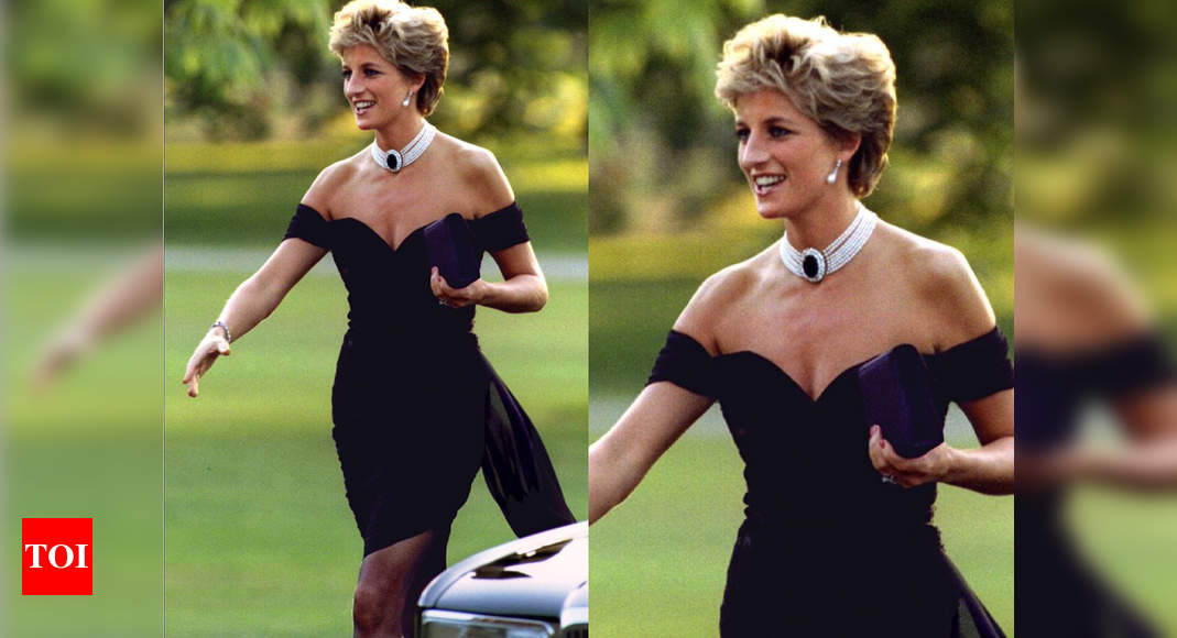 The real story behind Princess Diana's famous revenge dress - Times of ...