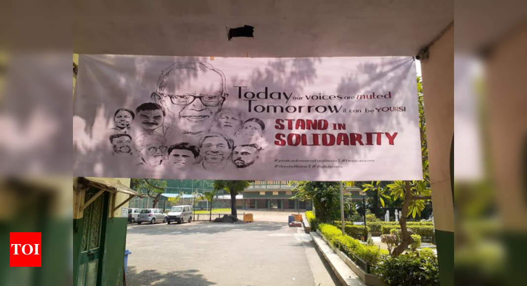 Bhima Koregaon case: Jesuit priests voice active support for jailed senior Fr Stan Swamy | Mumbai News - Times of India