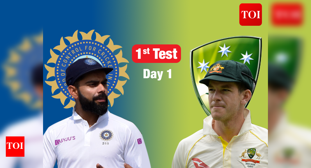 Live Cricket Score, India vs Australia, 1st Test India 6 down at