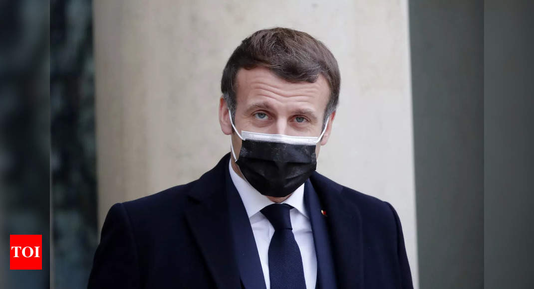 Emmanuel Macron French President Macron Tests Positive For Covid 19 World News Times Of India