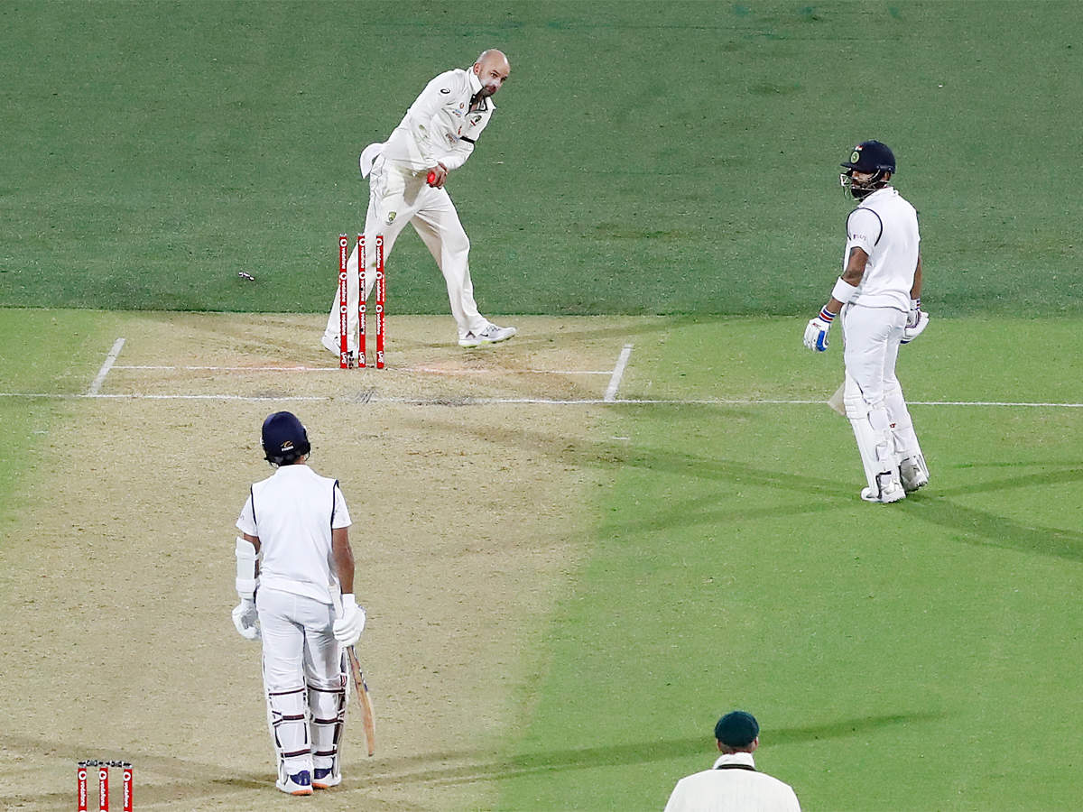 India vs Australia: Virat Kohli's run out was massive, says Nathan Lyon |  Cricket News - Times of India