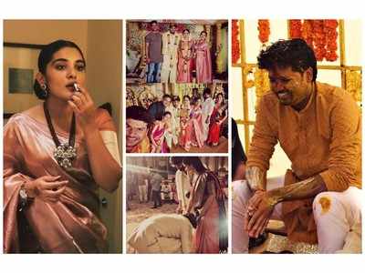 Director Vivek Athreya ties the knot, Nivetha Thomas shares adorable pictures