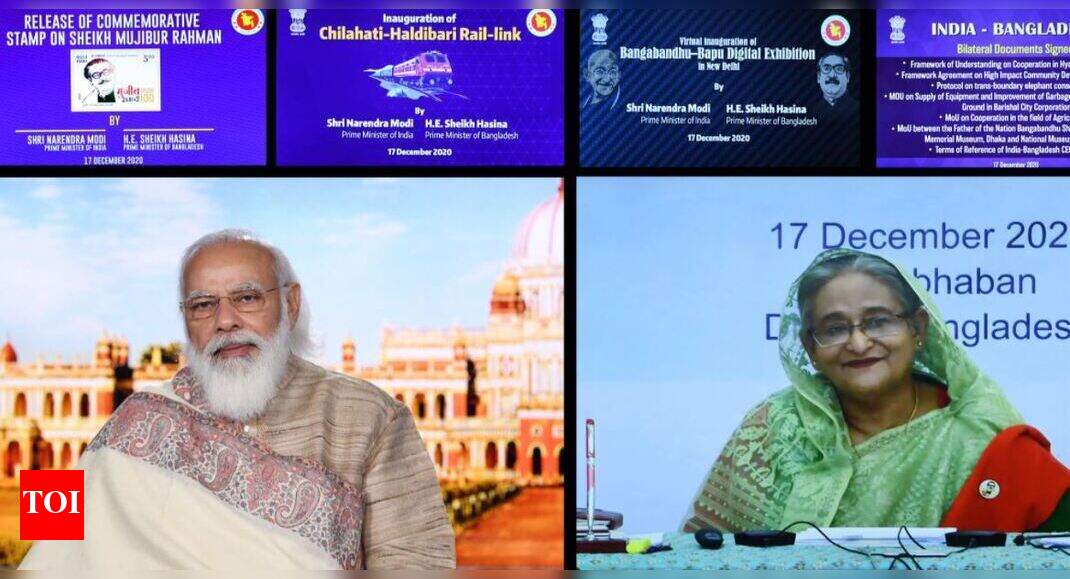 Bangladesh a major pillar of India's 'Neighbourhood First' policy, PM Modi tells Hasina; two nations sign 7 pacts | India News - Vimarsana News