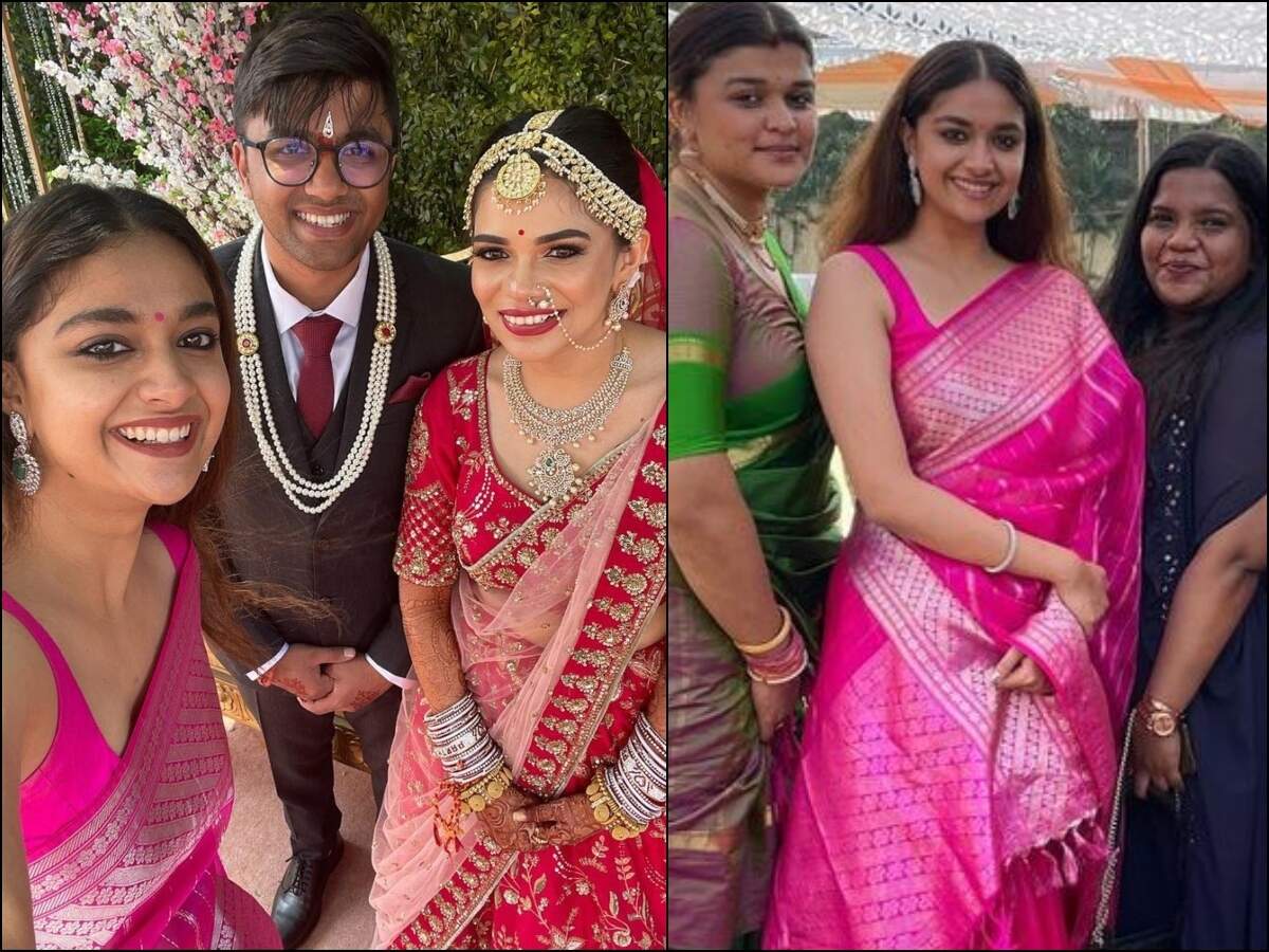pink marriage saree
