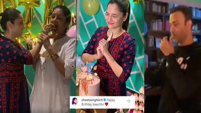 Ankita Lokhande shares a happy post from her midnight birthday celebration with beau Vicky Jain, Sushant Singh Rajput's sister comments!