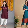Get online offer on Plain Cotton Kurtis Kurtas Royal Blue Color Short Kurtis  For Ladies – Lady India