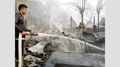 Fire in Guwahati guts 70 houses, property worth Rs 1 crore destroyed