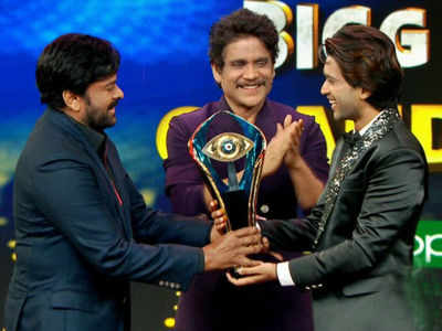 Bigg Boss Telugu 4 winner Actor Abhijeet Duddala wins the trophy Times of India