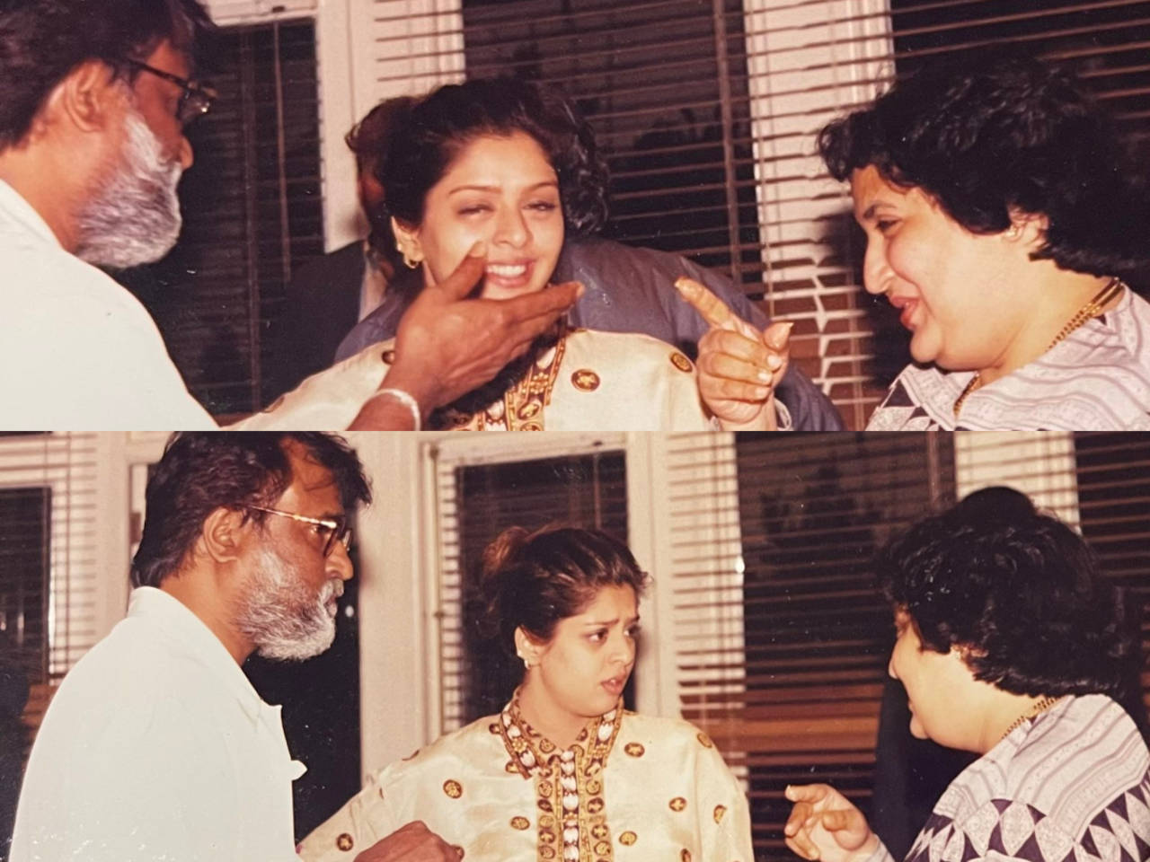 Nagma shares rare throwback pics with her Baashha co-star Rajinikanth Tamil Movie News