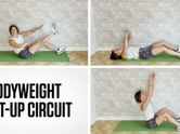 Bodyweight sit-up circuit