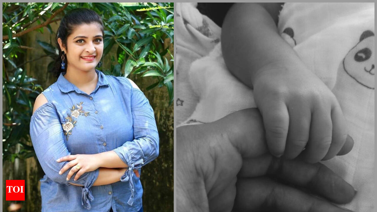 Thatteem Mutteem actress Shalu Kurian blessed with a baby boy; heres the  first photo - Times of India