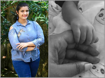 Shalu Kuriyan Fucking - Thatteem Mutteem actress Shalu Kurian blessed with a baby boy; here's the  first photo - Times of India