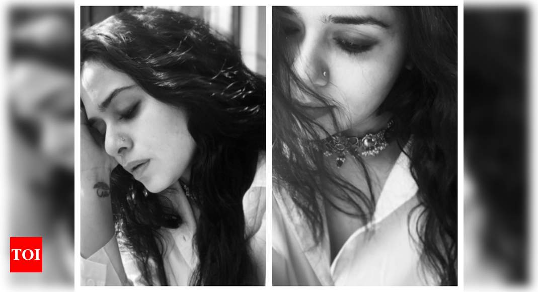 Amruta Khanvilkar Looks Mesmerizing In Her Latest Monochrome Pictures ...