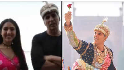 Watch: Sara Ali Khan tries to impress 'Atrangi Re' co-star Akshay Kumar with her rhyming shayari; latter's reaction will leave you in splits