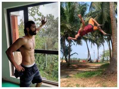 This flawless backflip by actor Diganth will surely blow your socks off