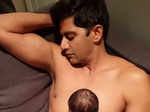 Karanvir Bohra and wife Teejay Sidhu share newborn daughter's picture