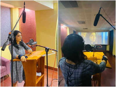 Spotted! Saniya Iyappan dubs for Mammootty’s ‘The Priest’