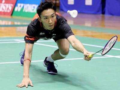 World number one shuttler Kento Momota back from car crash with a win