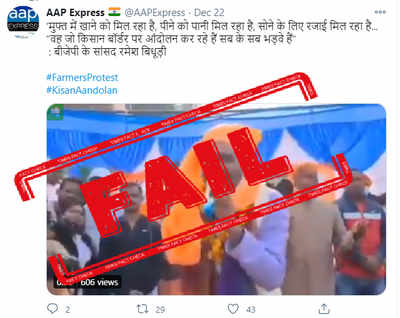 FAKE ALERT: AAP, SP make false claims of BJP MP abusing farmers