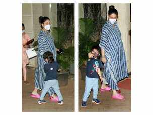 Kareena Kapoor Khan aces her latest maternity look!