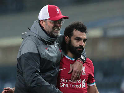 Mohamed Salah: Liverpool boss Jurgen Klopp says he's 'happy' about