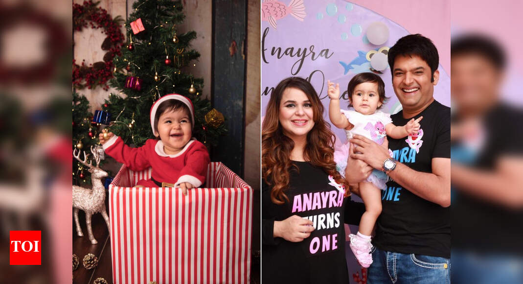 Kapil Sharma wishes Merry Christmas to everyone by sharing Anayra's cute pics as Santa Claus - Times of India