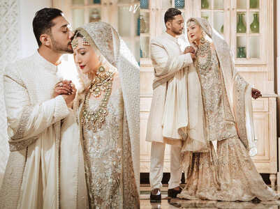 Gauahar Khan wore a Pakistani sharara on her Nikah