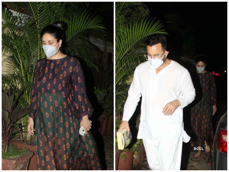 Kareena Kapoor Khan And Saif Ali Khan Keep It Classy And Elegant As They Step Out In The City Hindi Movie News Times Of India