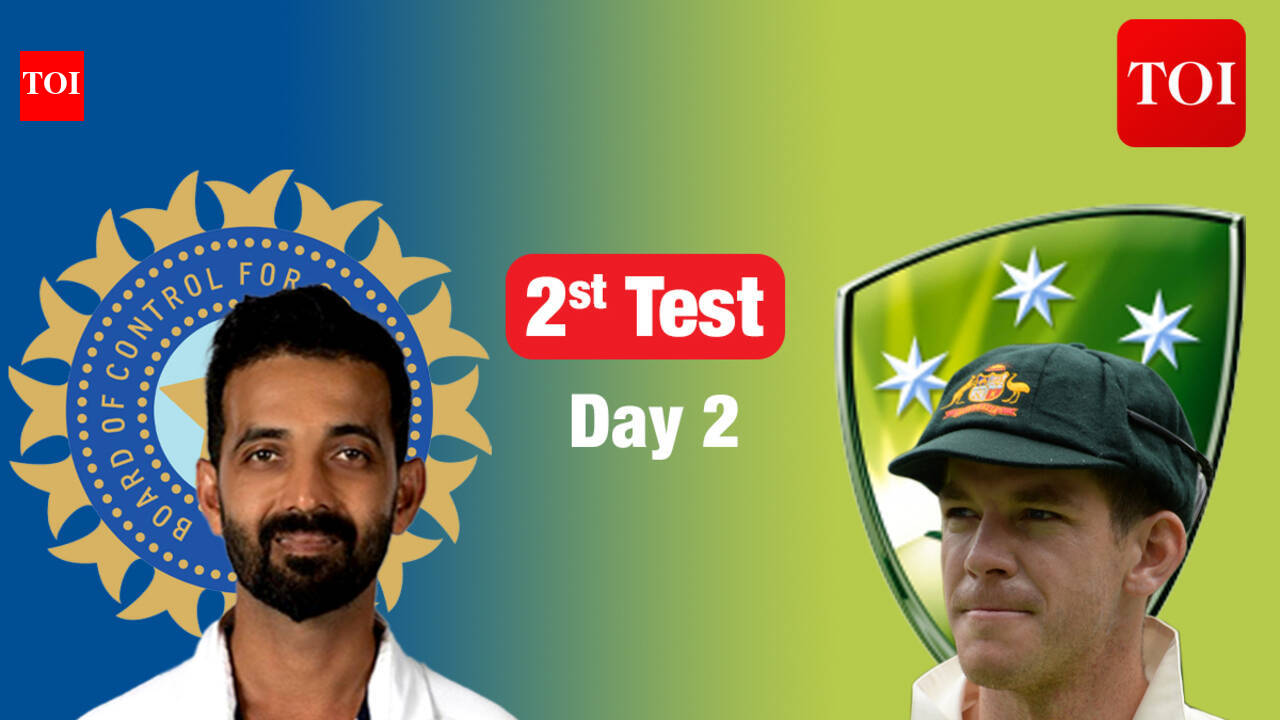 India vs Australia, 2nd Test, Day 2: As it happened - The Times of India