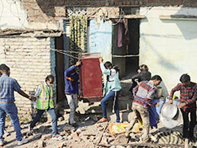 House demolished in Ujjain after stones hurled at saffron rallyists