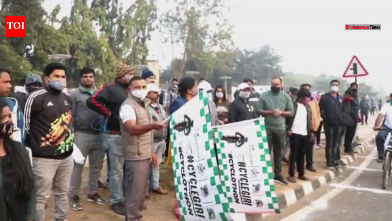Cycle rally held in the city to promote fitness among residents