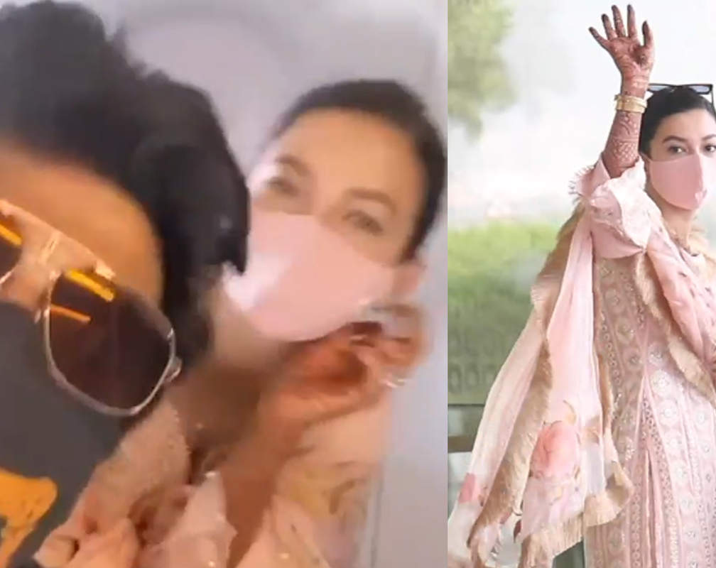 
Newly wedded Gauahar Khan bumps into her ex-boyfriend Kushal Tandon on flight, the latter shares an adorable video
