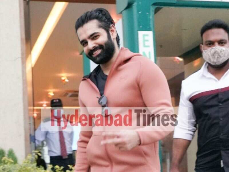 Spotted: An uber cool Ram Pothineni sporting a salmon coloured hoodie after a workout at the gym | Telugu Movie News - Times of India Spotted: An uber cool Ram Pothineni sporting a salmon coloured hoodie after a workout at the gym | Telugu Movie News - Times of India
