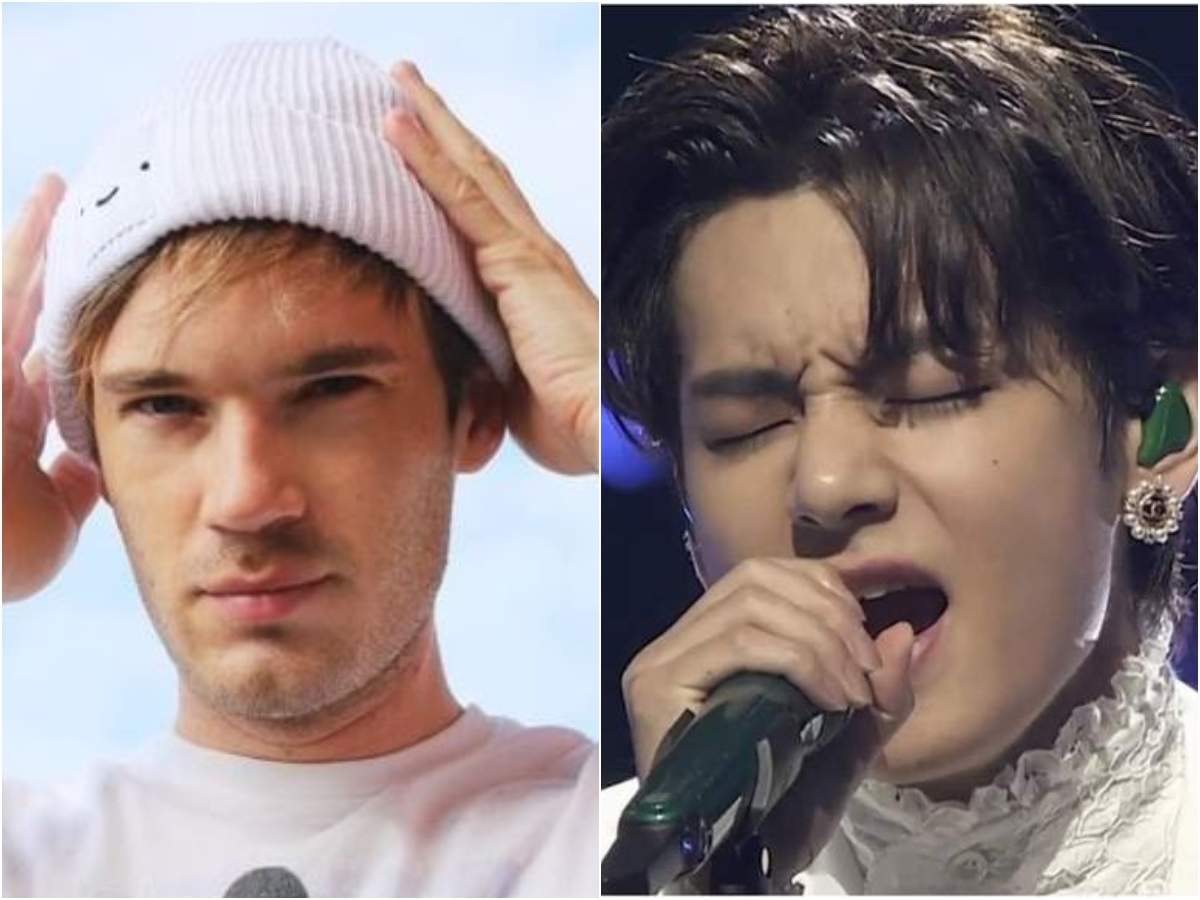 Youtuber Pewdiepie Beats Bts Member V Aka Taehyung To Top The List Of Most Handsome Face Of K Pop Movie News Times Of India